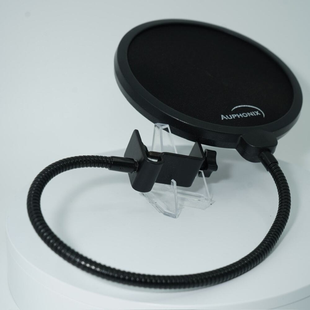 Microphone Pop Filter - Gooseneck Mic Shield for Clear Audio